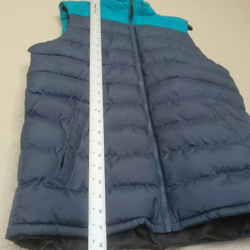 OLD‎ NAVY San Francisco California Men's Blue Full Zip Quilted Vest Size M Tall